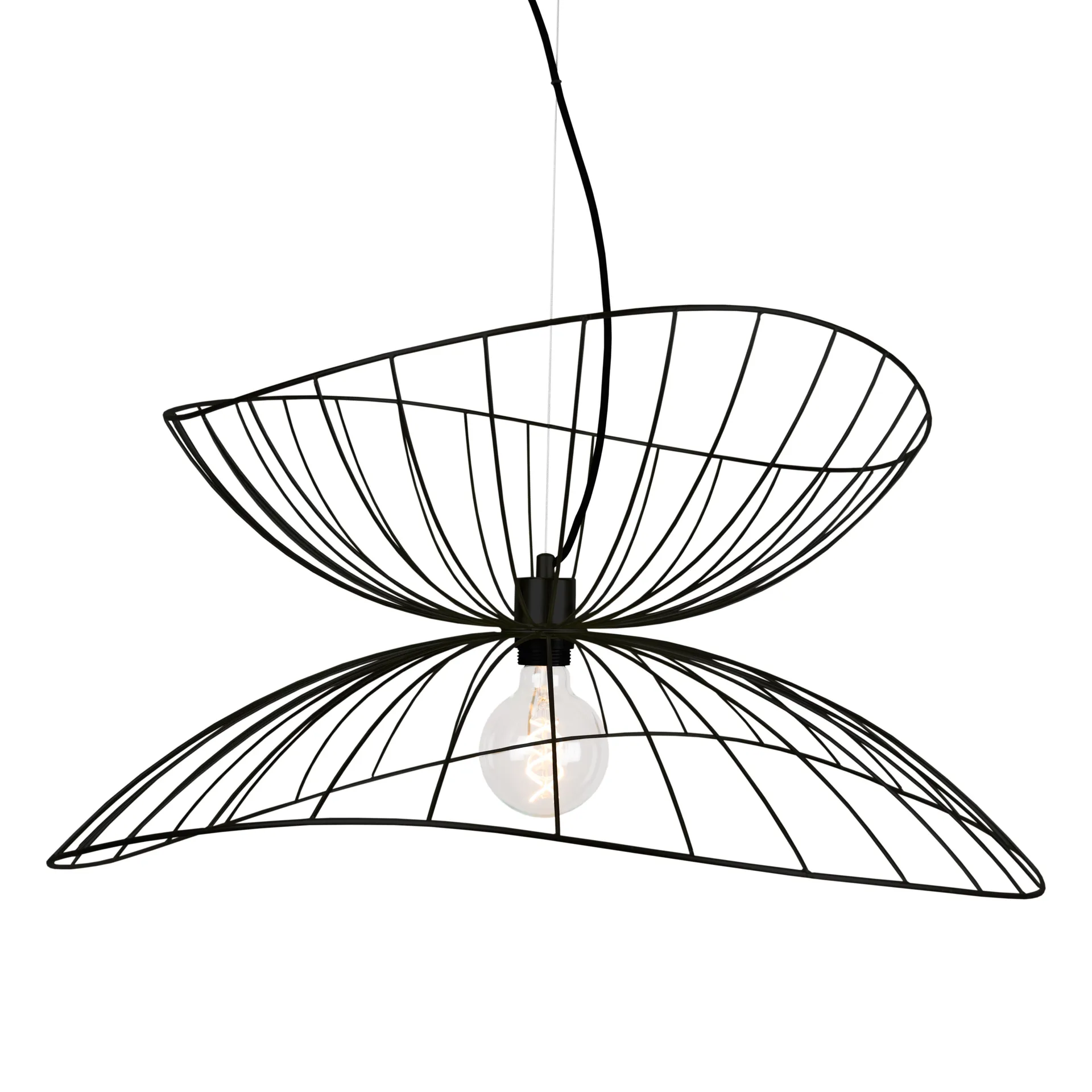 Ray kattovalaisin Ø70 cm, musta Globen Lighting