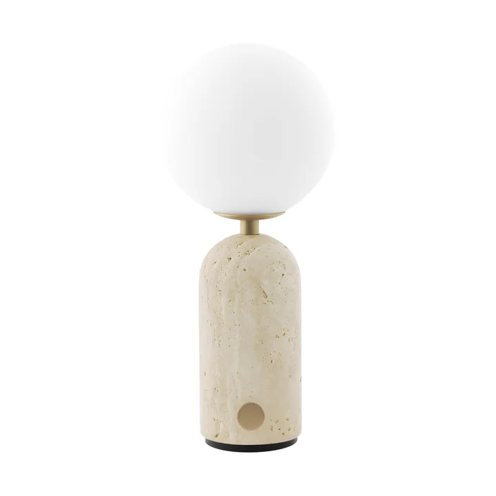 Torrano kannettava pöytälamppu - Beige travertine, 27,5 cm - Globen Lighting