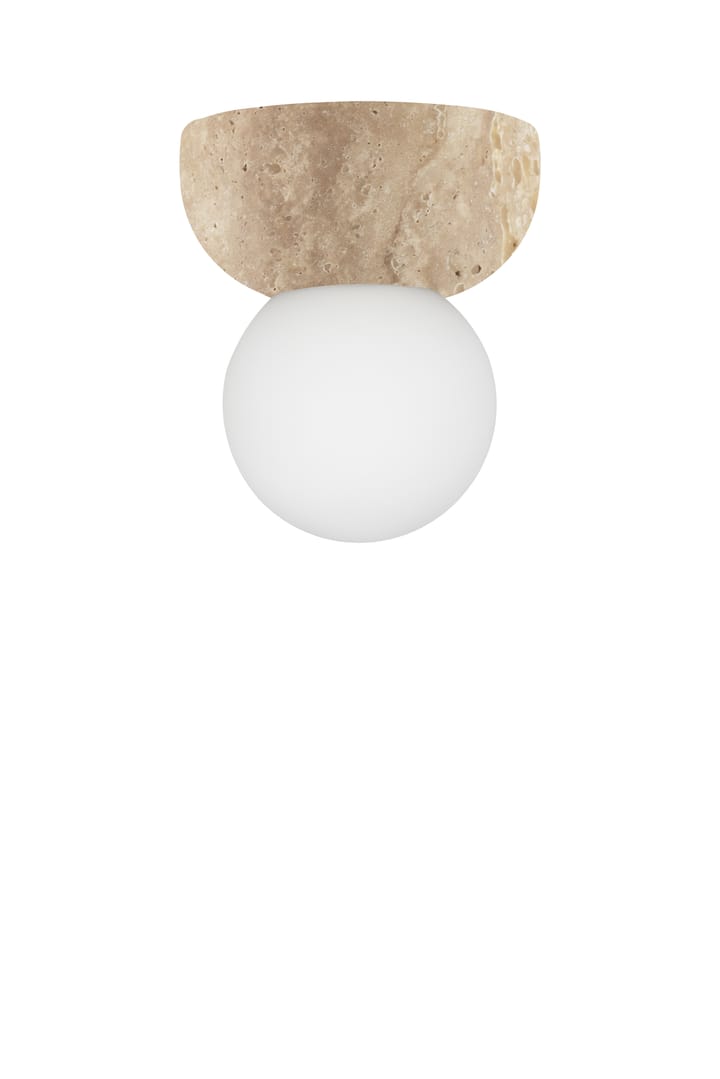 Torrano seinävalaisin/kattolamppu 13 cm, Travertiini Globen Lighting