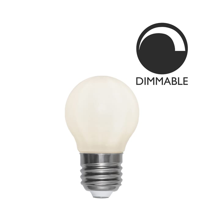 Valonlähde E27 LED hehkulankalamppu opaali 45 mm, 5 W Globen Lighting