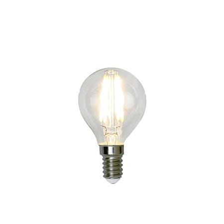 Valonlähde LED filamentti Pallo 3,2W himmennettävä E14, Kirkas Globen Lighting