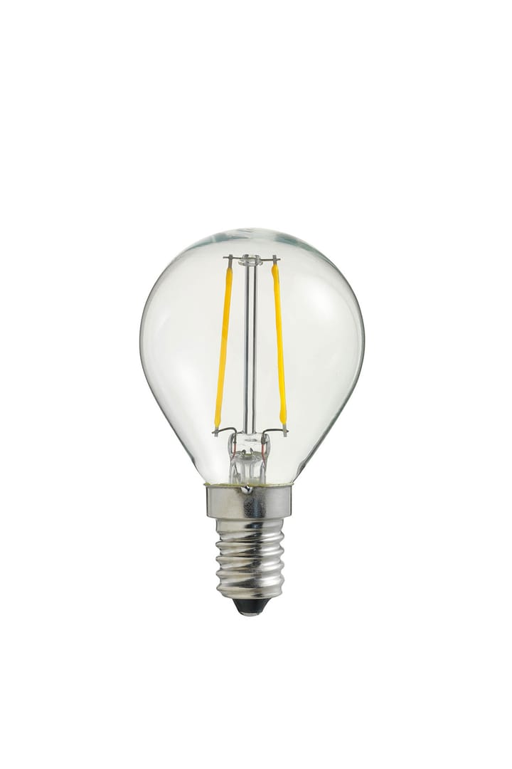 Valonlähde LED filamentti Pallo E14 - Kirkas - Globen Lighting
