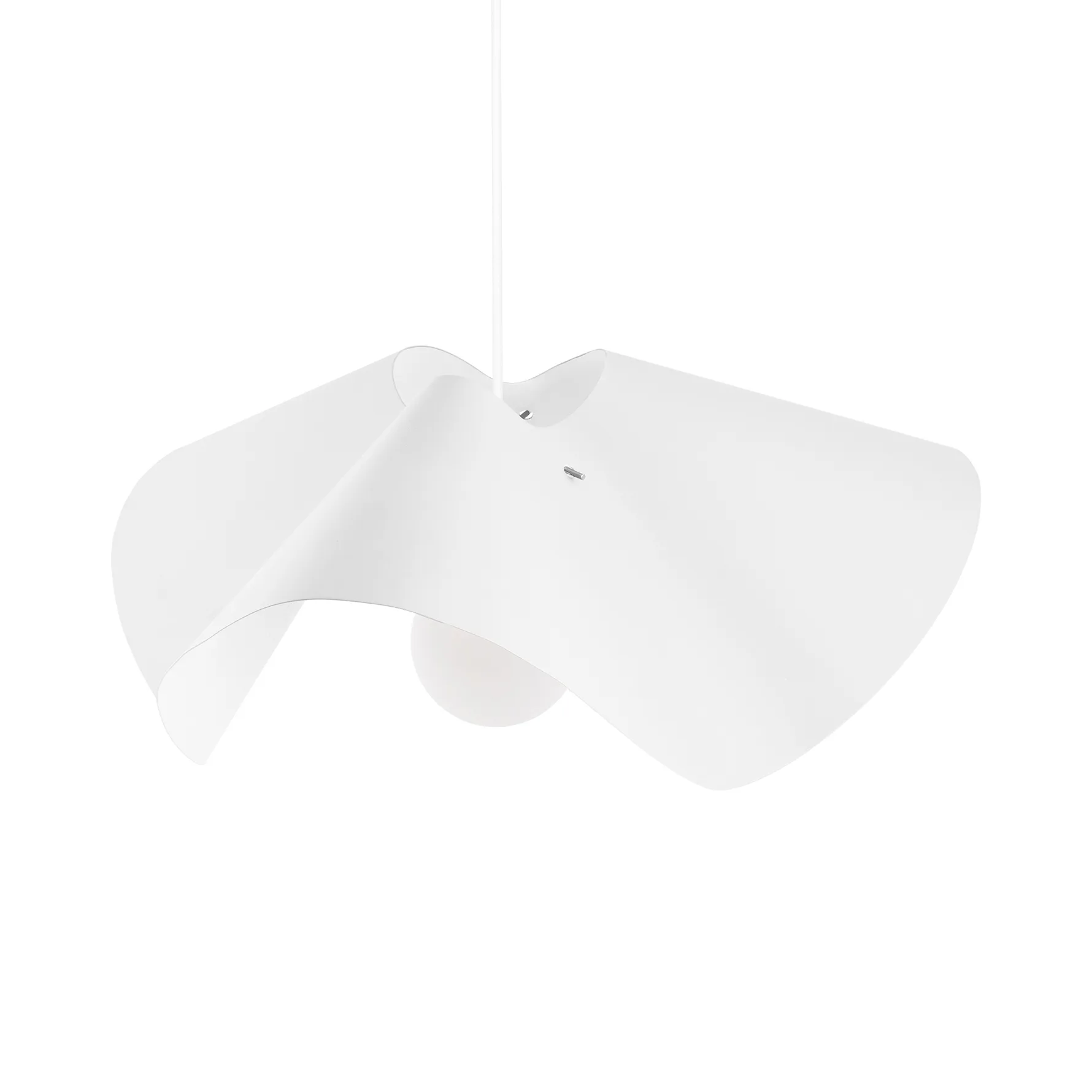 Volang riippuvalaisin Ø50 cm, Valkoinen Globen Lighting