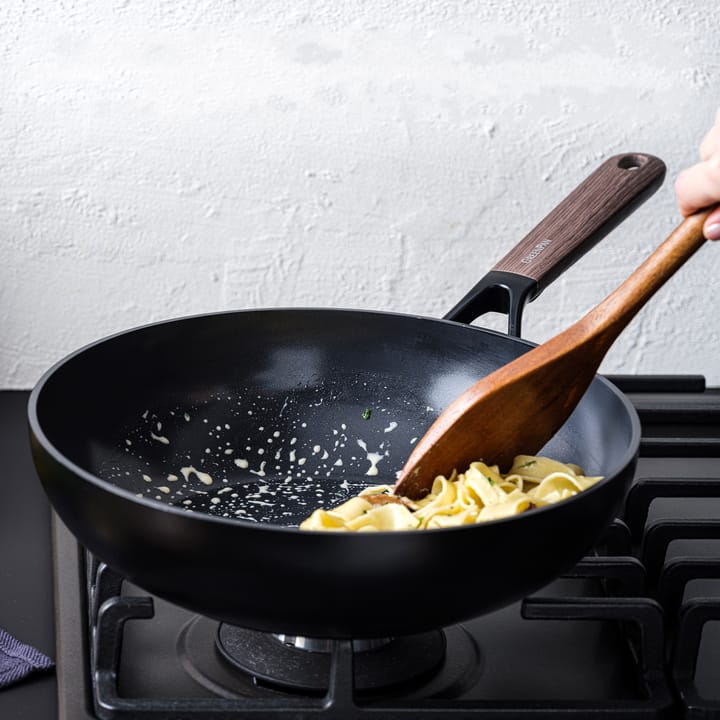 Eco Smartshape wokkipannu 28 cm, Dark wood GreenPan