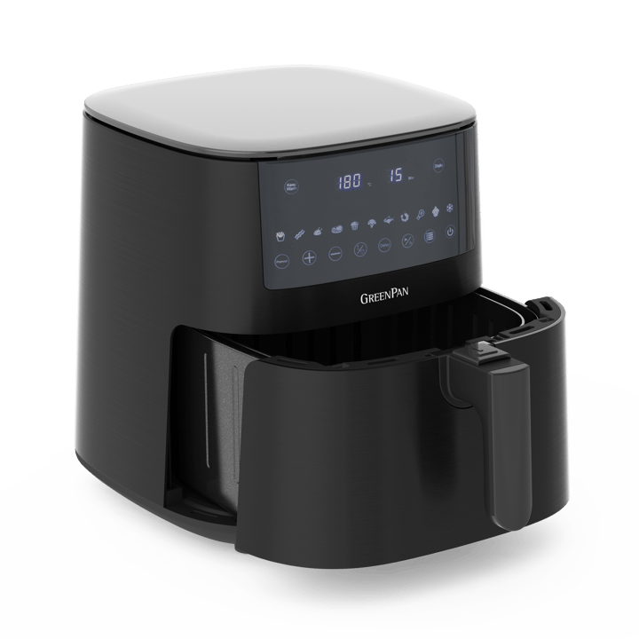 GreenPan Airfryer 1 kori 7,2 litraa - Musta - GreenPan