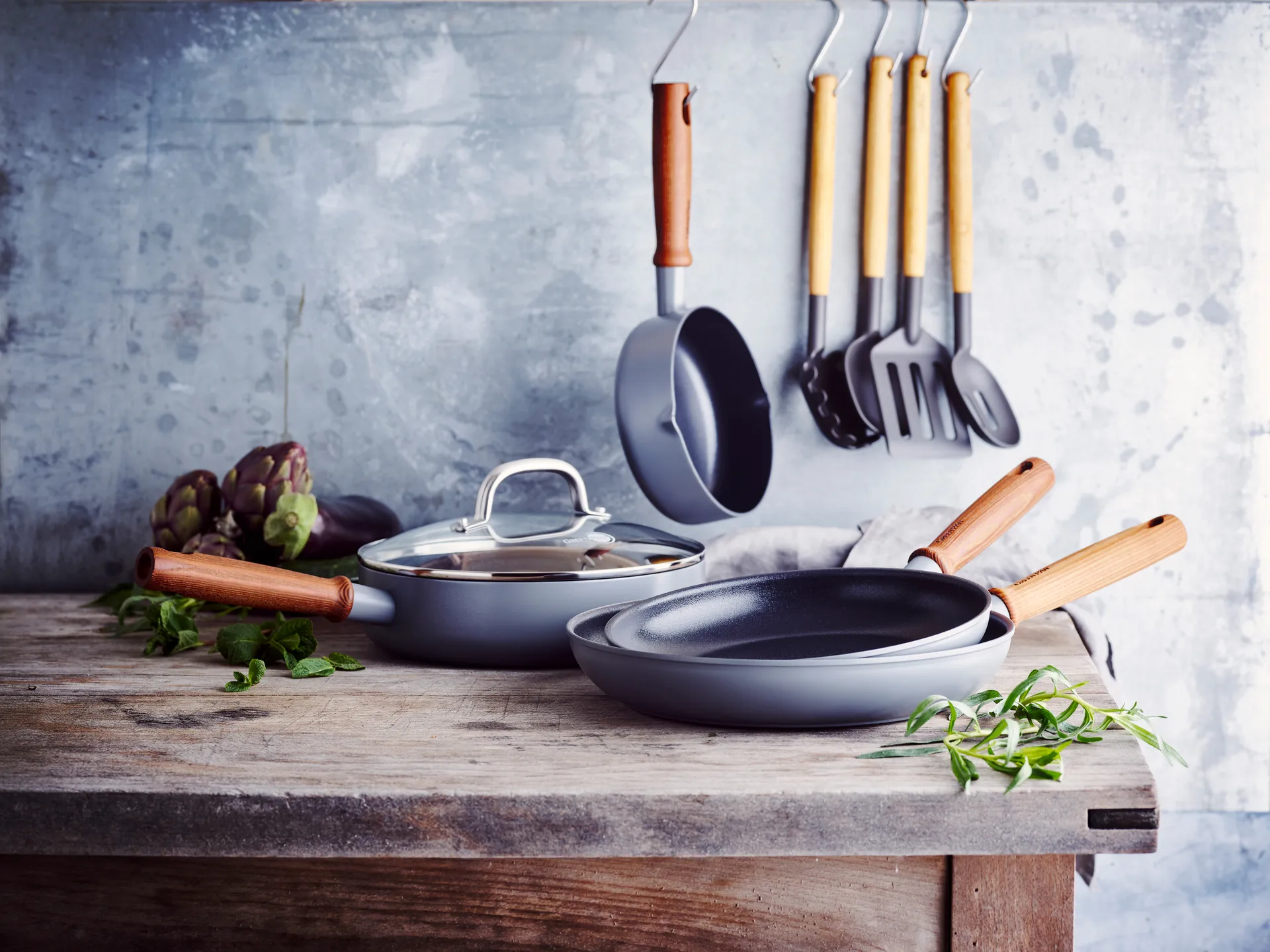 Mayflower Pro kattila- ja paistinpannusetti, 9 osaa GreenPan