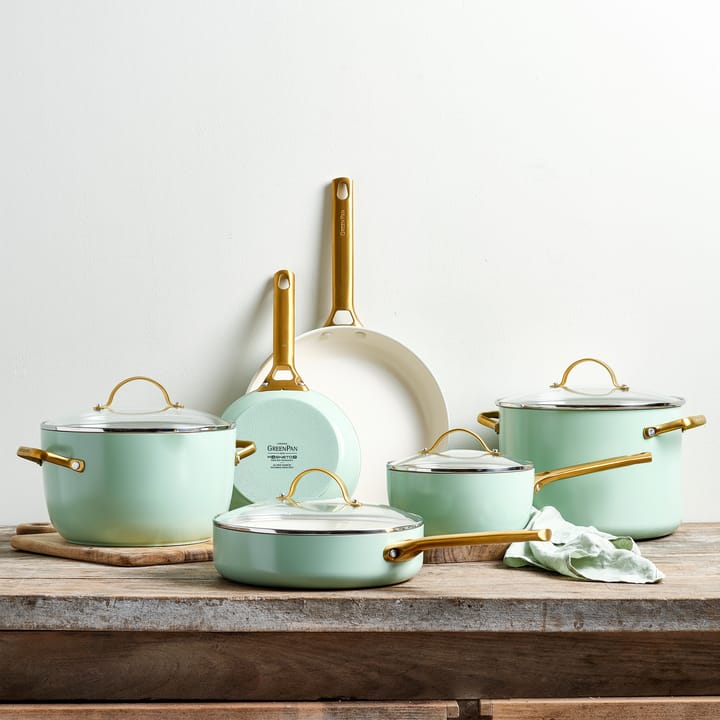 Padova paistinpannusetti 20 + 26 cm, Mint green GreenPan