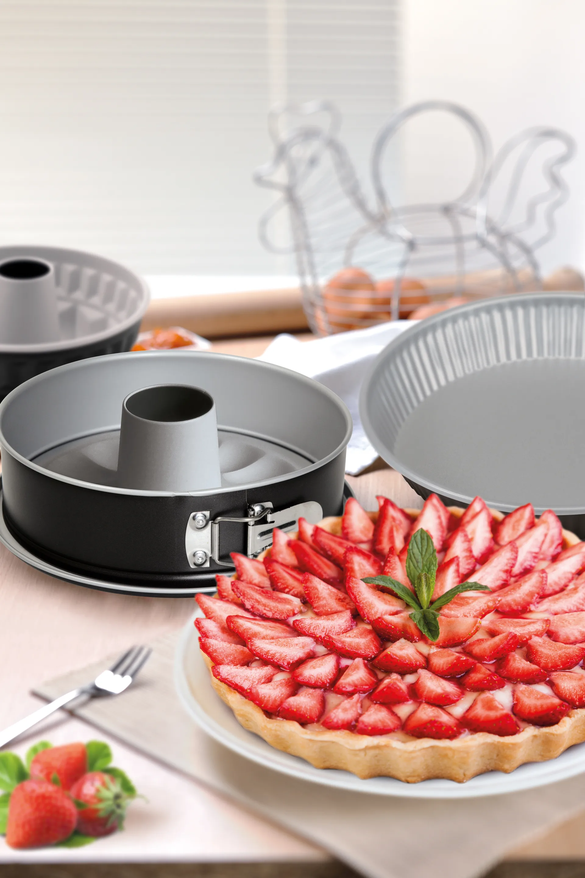 Silver Eligance irtopohjavuoka, Teräs, mukaan lukien keskikartio, Ø26 cm Guardini