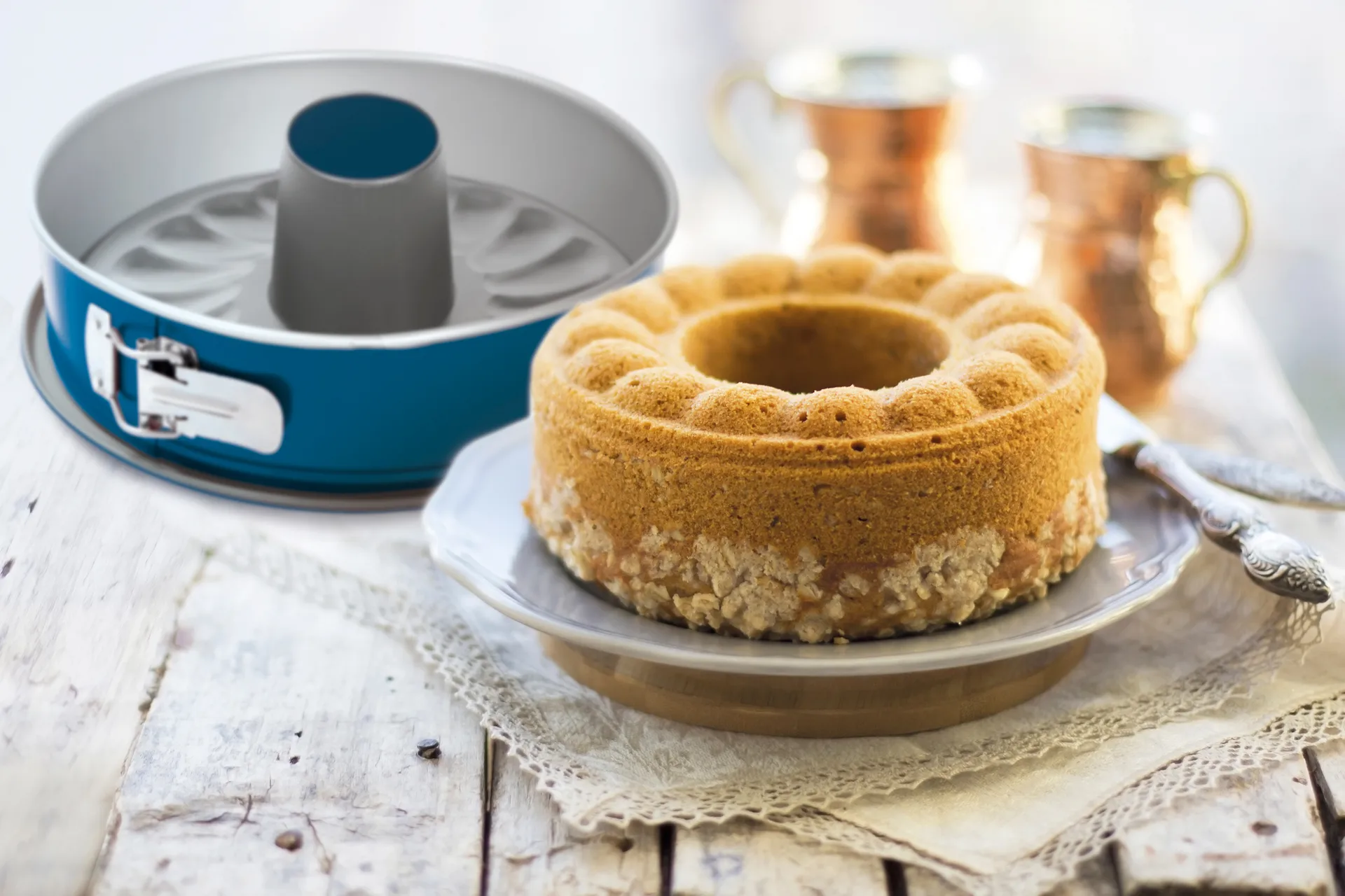 Xbake irtopohjavuoka, Teräs, irrotettava keskikartio, Ø26 cm Guardini