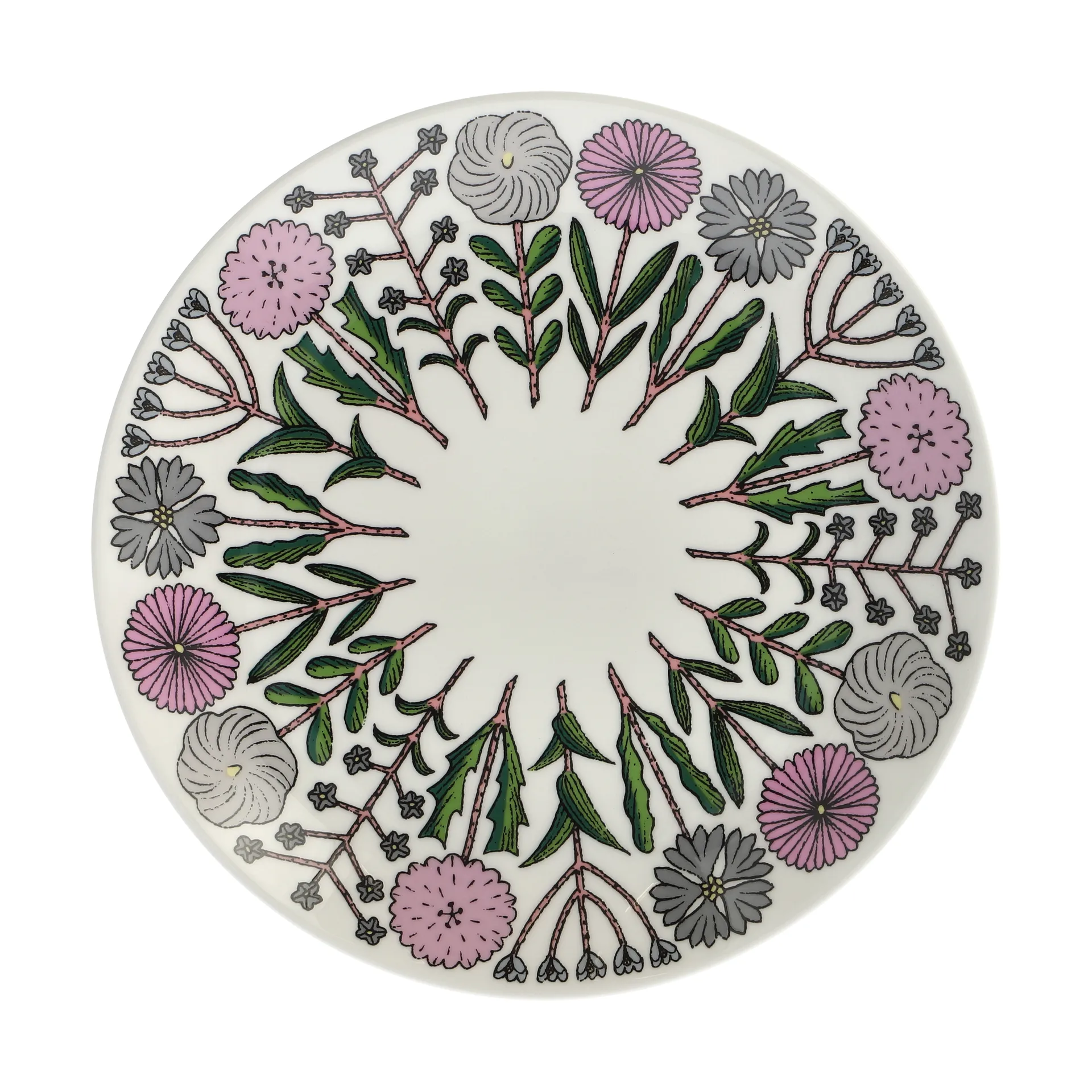 Maj lautanen Ø22 cm, Vaaleanpunainen Gustavsbergs Porslinsfabrik