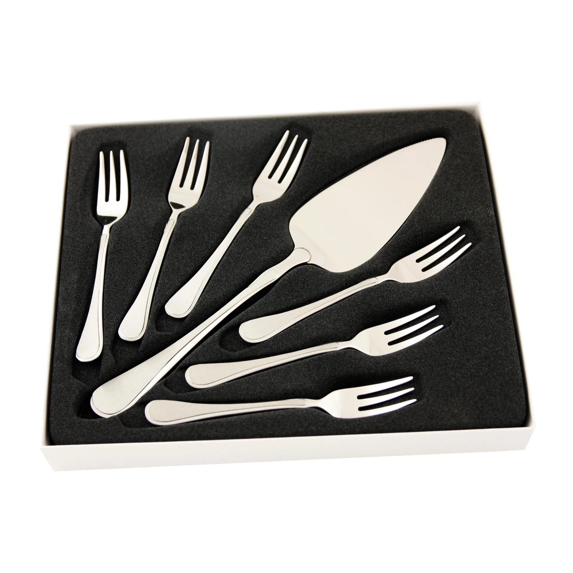 Carina kakkusetti 7 osaa, Ruostumaton teräs Hardanger Bestikk