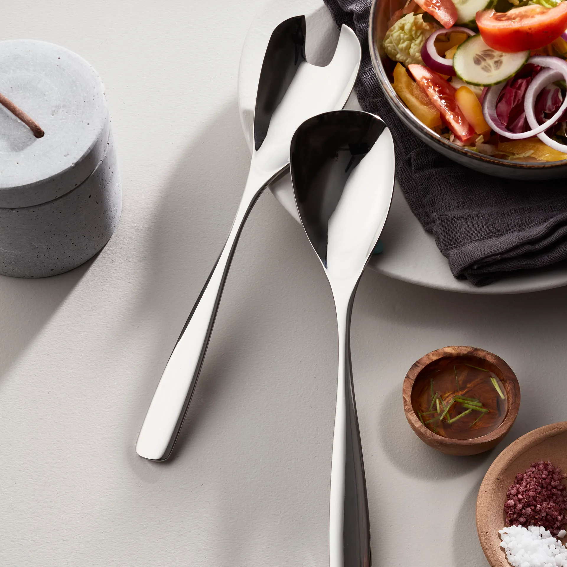 Hardanger salaattisetti 2 osaa, Ruostumaton teräs Hardanger Bestikk