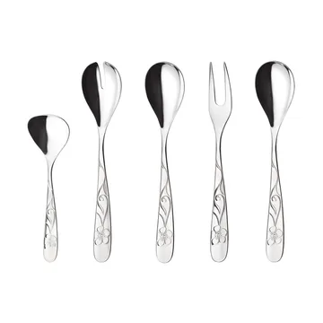 Sanna tarjoilusetti - 5 osaa - Hardanger Bestikk
