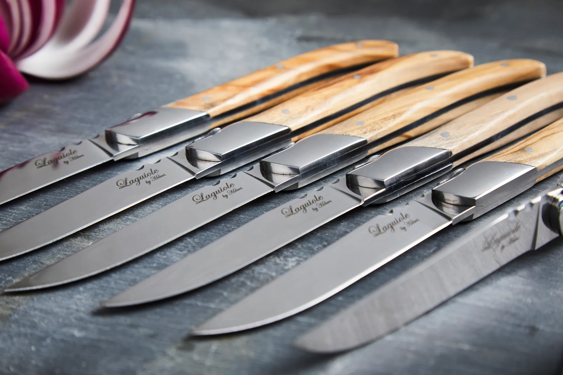 Laguiole By Hâws grillitikku 6-pack, oliivi Hâws