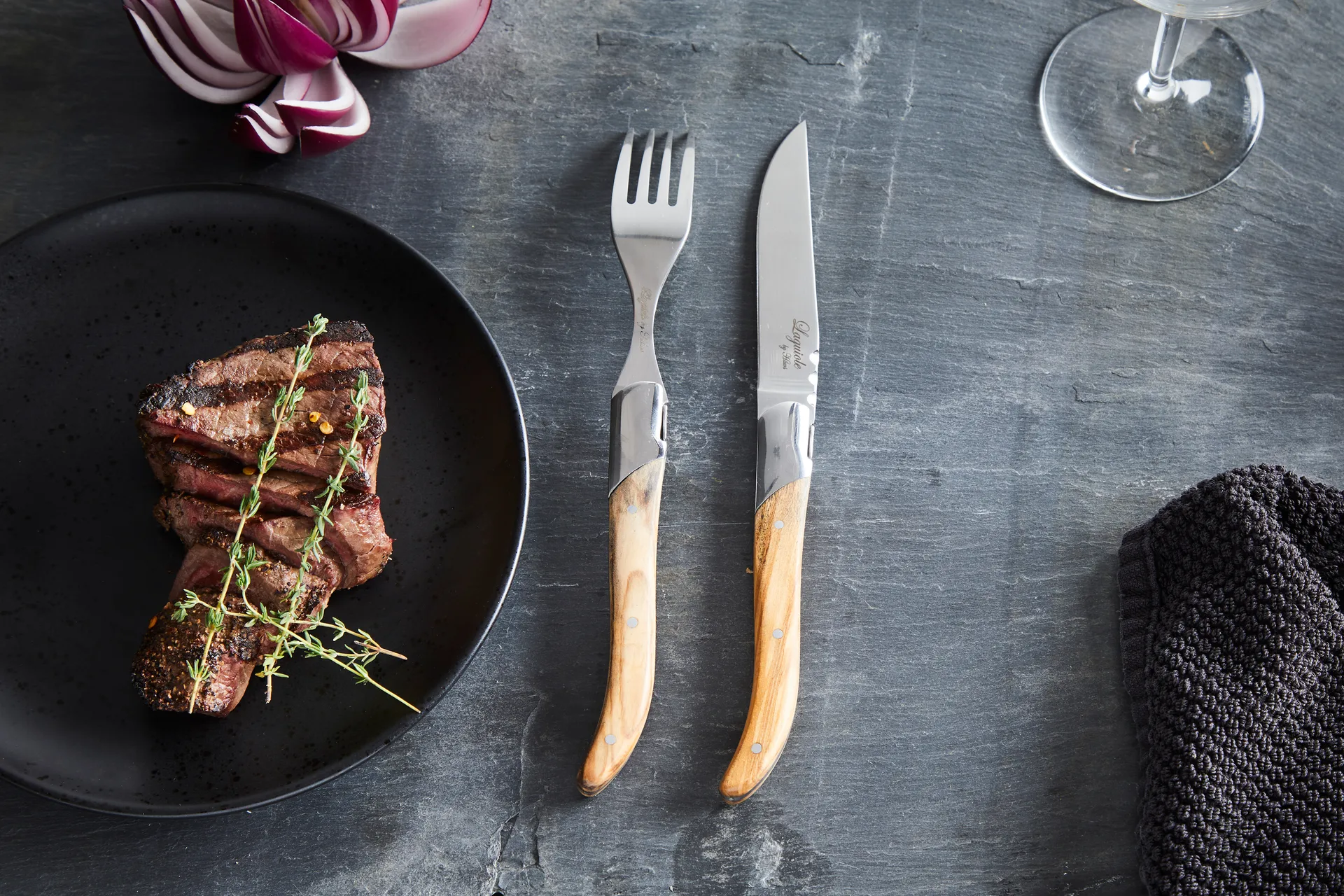 Laguiole By Hâws grillitikku 6-pack, oliivi Hâws