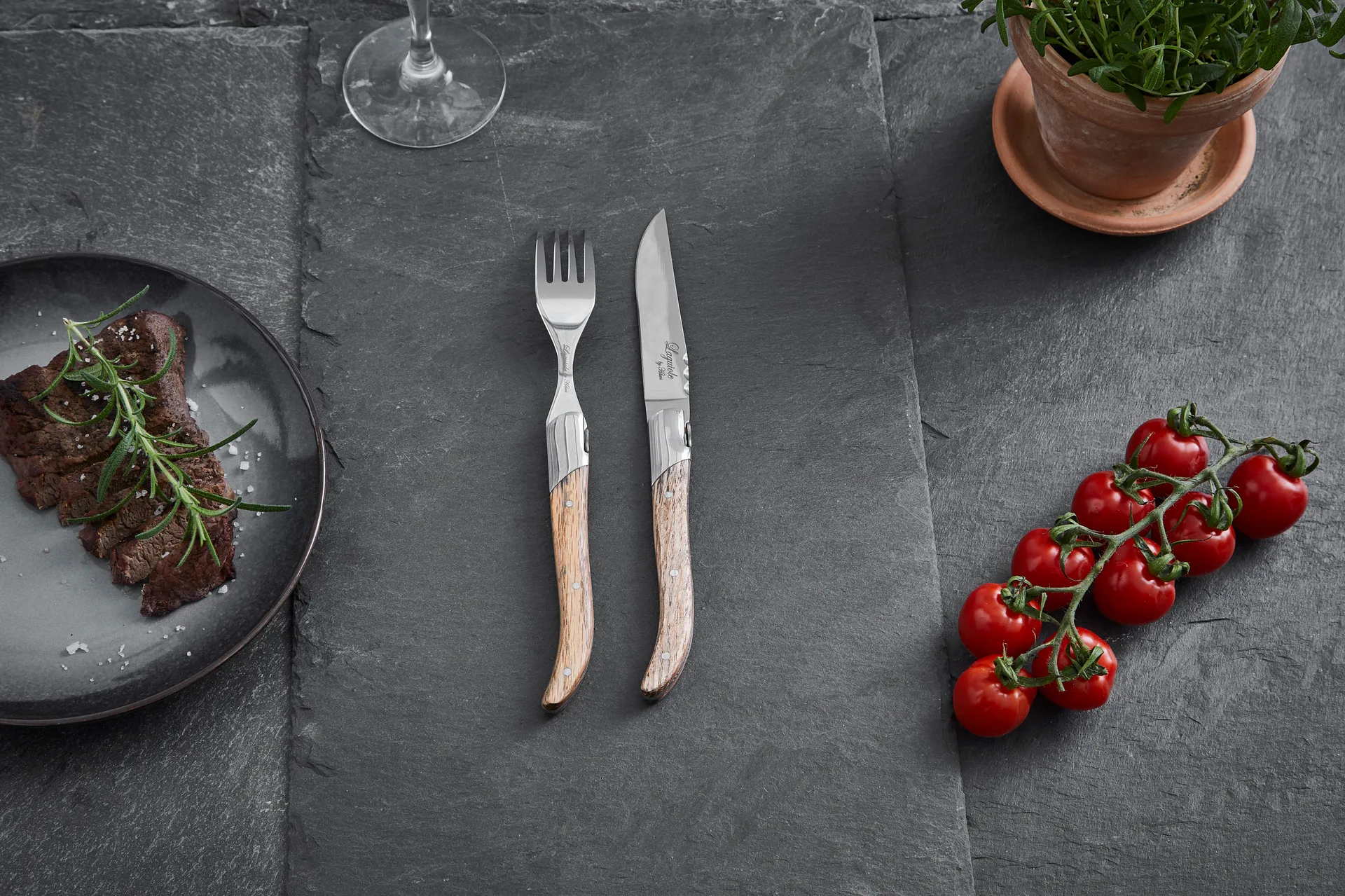 Laguiole By Hâws grillitikku 6-pack, Tammi Hâws