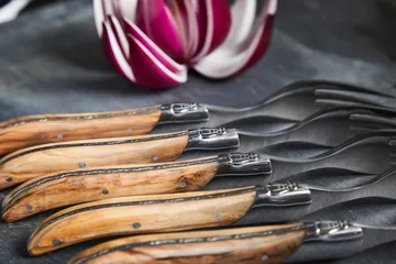 Laguiole By Hâws grilliveitsi 6-pack - oliivi - Hâws