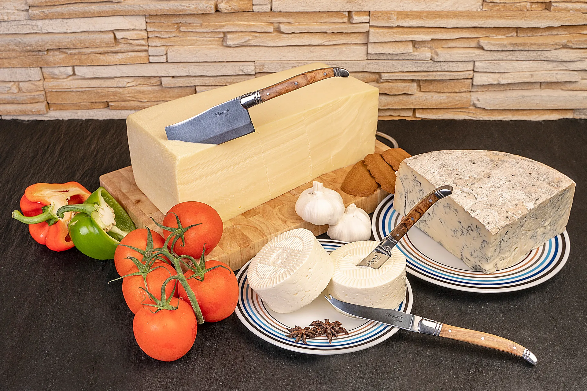 Laguiole By Hâws juustoveitsisarja 3-osaa, oliivi Hâws