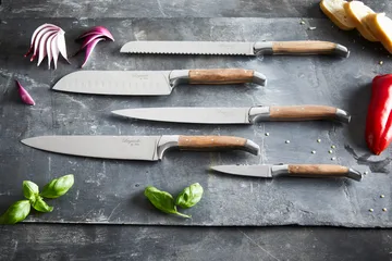 Laguiole By Hâws kokkiveitsisetti 5-osaa - oliivi - Hâws