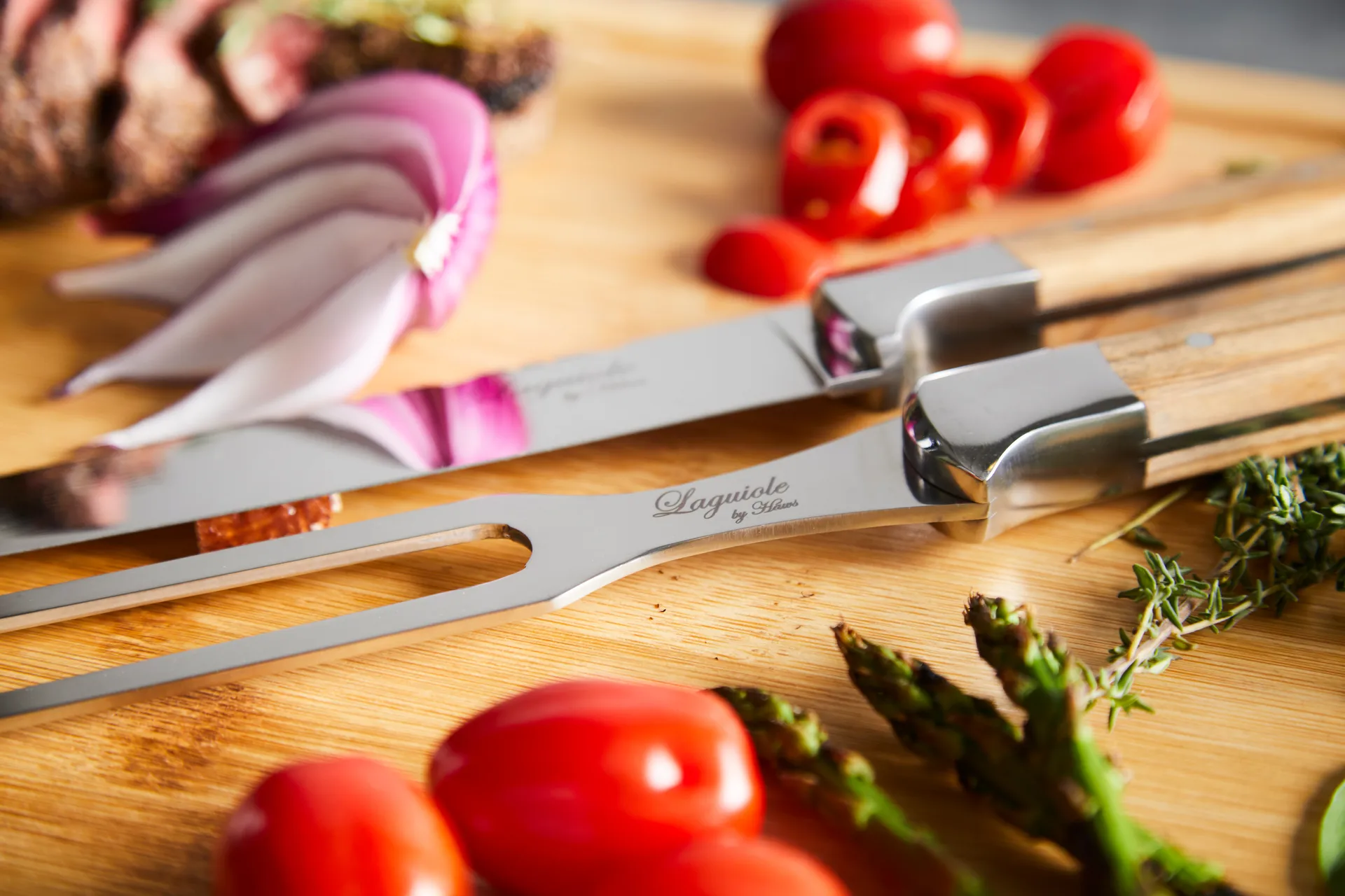 Laguiole By Hâws leikkuusarja 2-osaa, oliivi Hâws