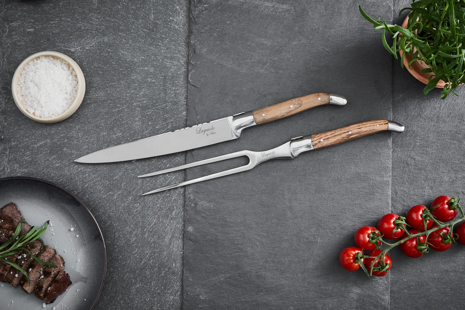 Laguiole By Hâws leikkuusarja 2-osaa, Tammi Hâws