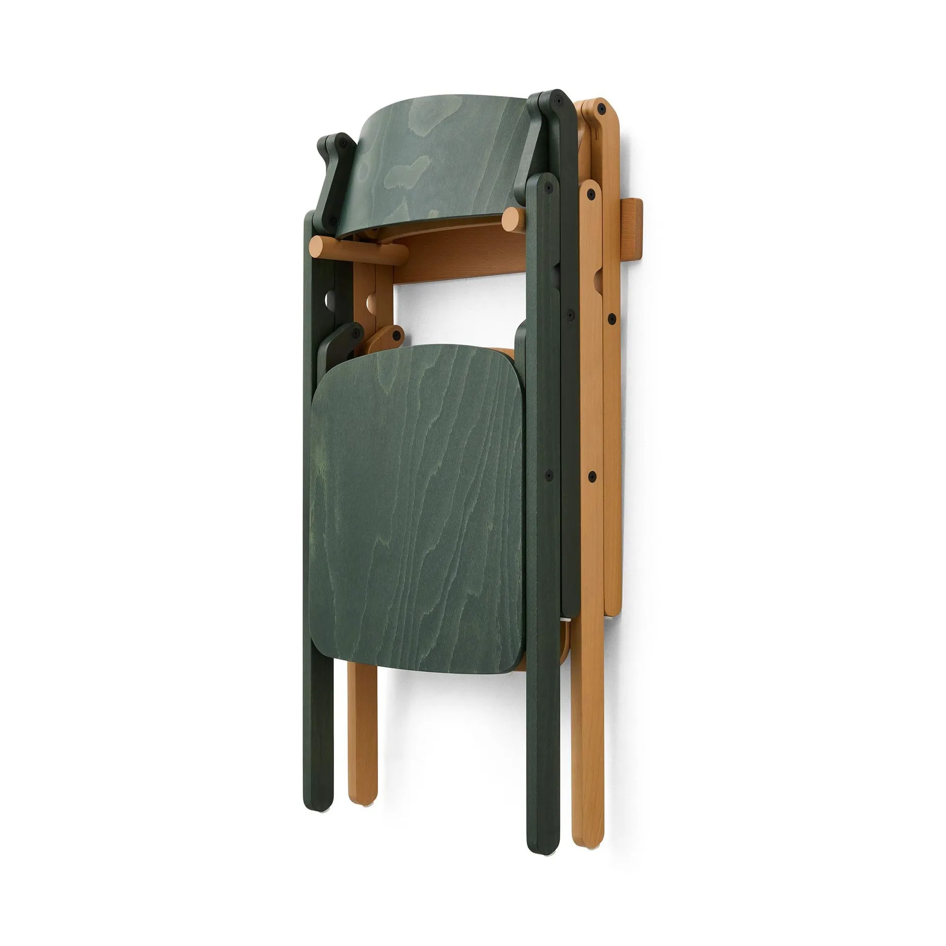 Backflip Chair tuolikiinnike seinään, Golden-lakattu pyökki HAY