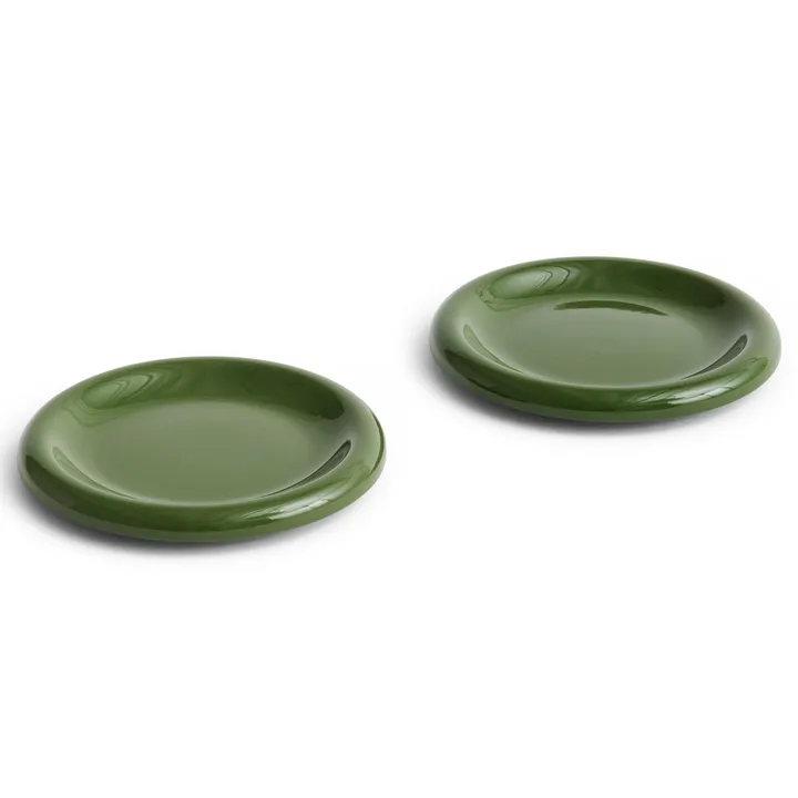 Barro lautanen - Green, Ø18 cm 2-pack - HAY