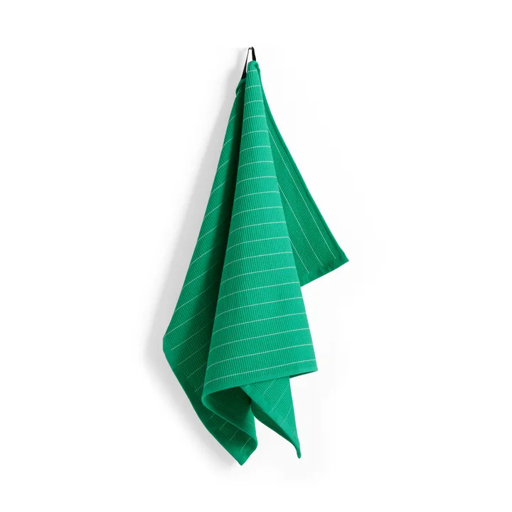 Canteen keittiöpyyhe 52x80 cm - Emerald pinstripe - HAY