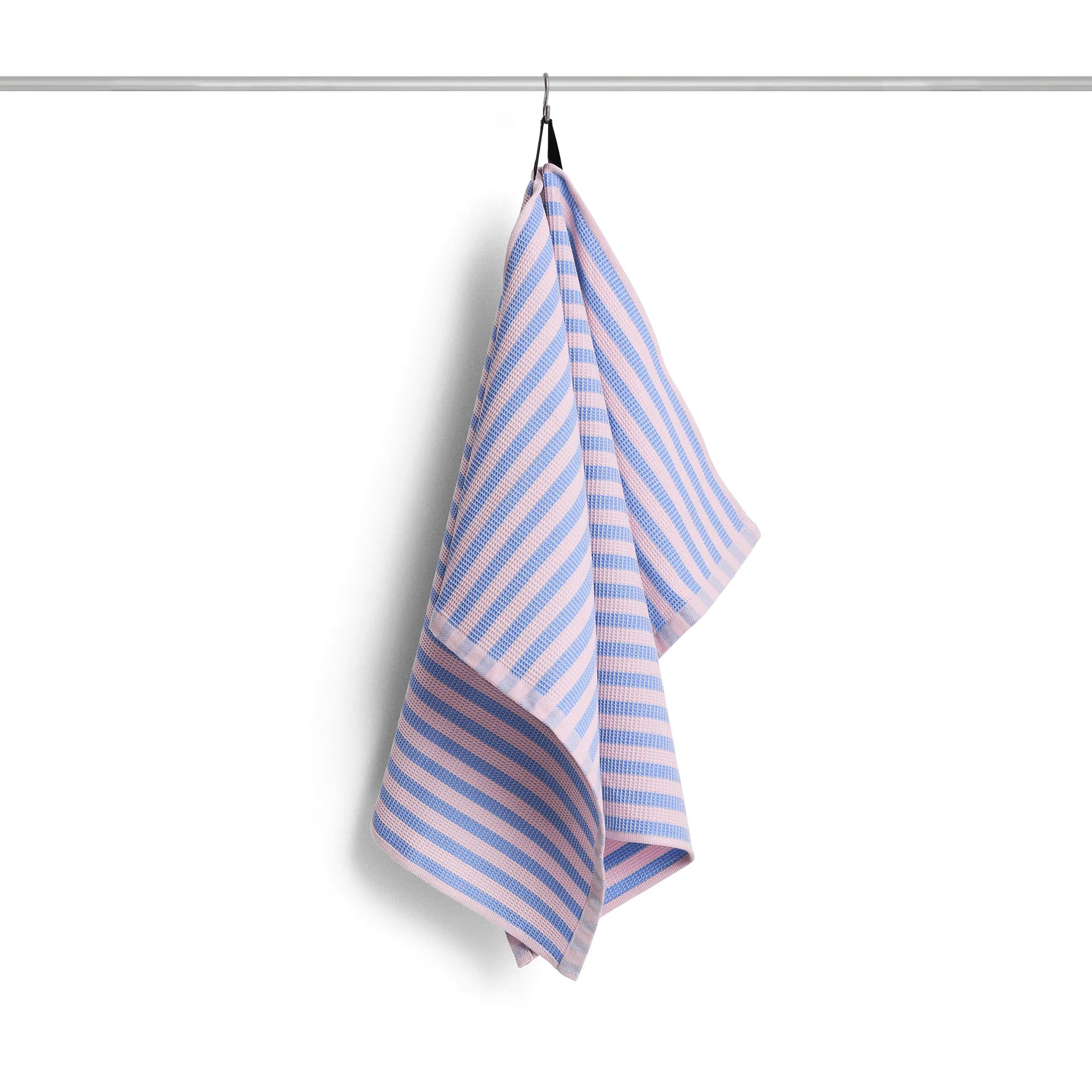 Canteen keittiöpyyhe 52x80 cm, Sky blue–light pink -blokkiraita HAY