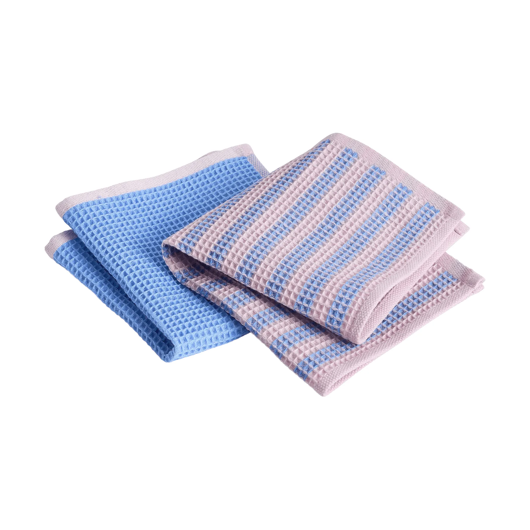 Canteen tiskirätti 31x31 cm 2-pack, Sky blue–pink mix HAY