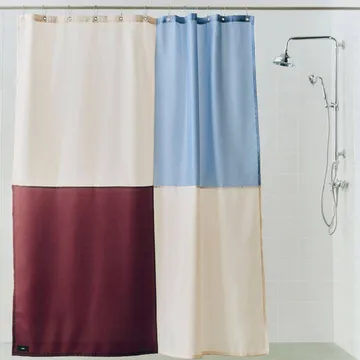 Check suihkuverho 180x200 cm - Burgundy - HAY