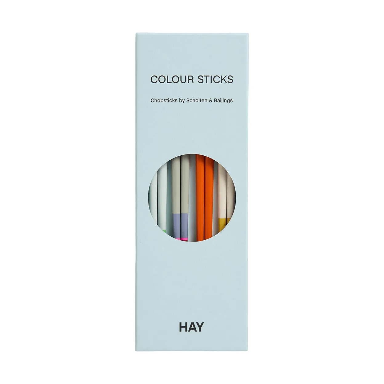 Colour syömäpuikot 4-pack, Bright HAY