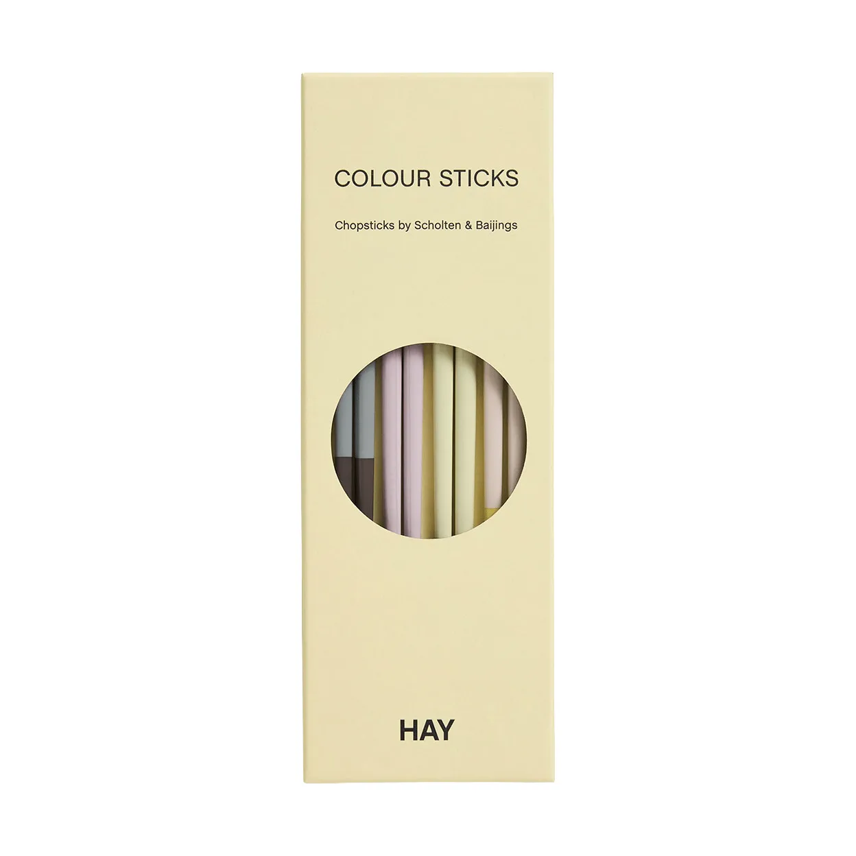 Colour syömäpuikot 4-pack, Pastelli HAY