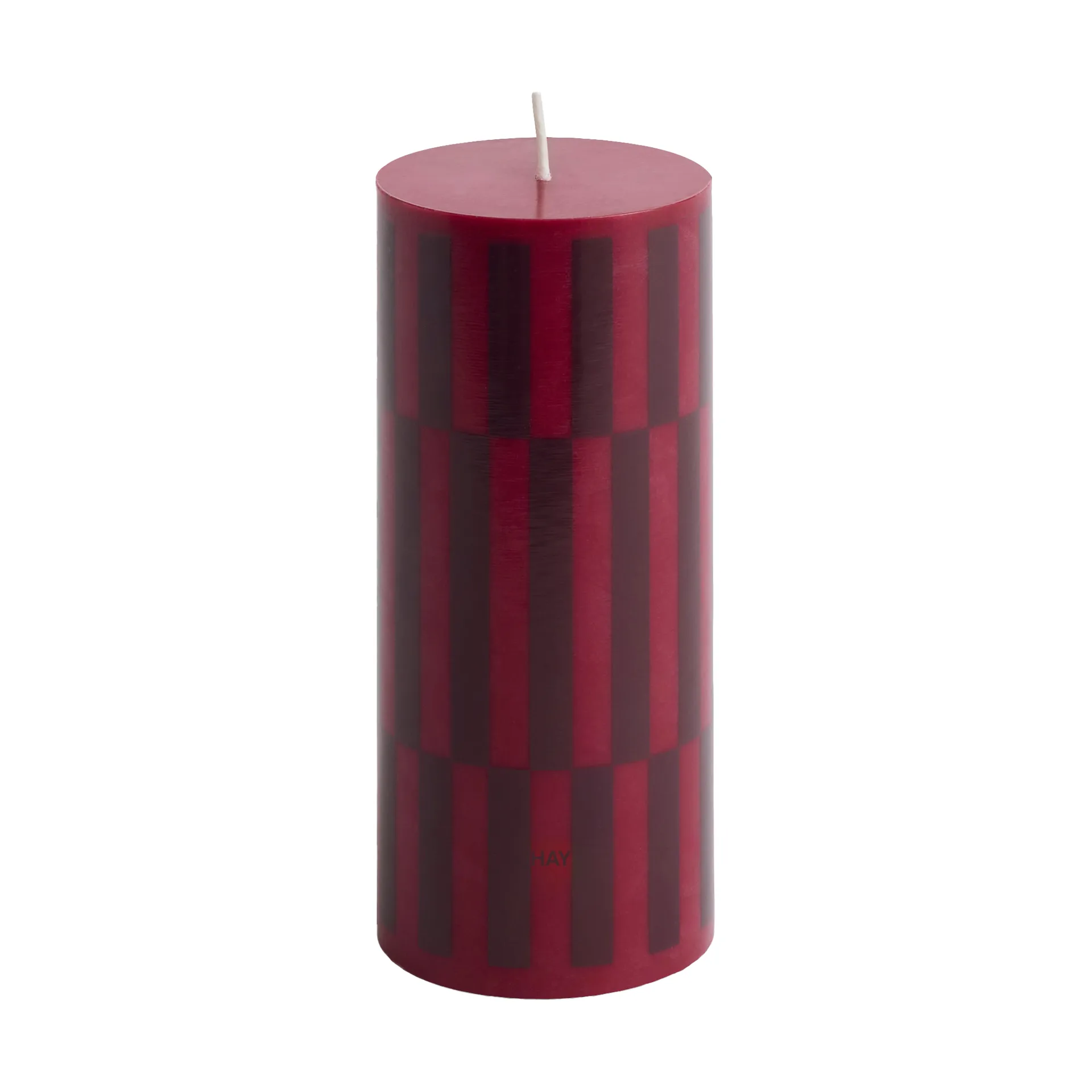 Column Candle pöytäkynttilä small 15 cm, Wine-bordeaux HAY