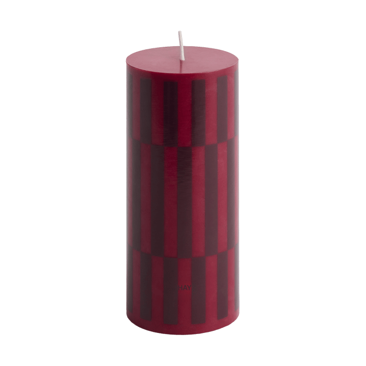 Column Candle pöytäkynttilä small 15 cm - Wine-bordeaux - HAY