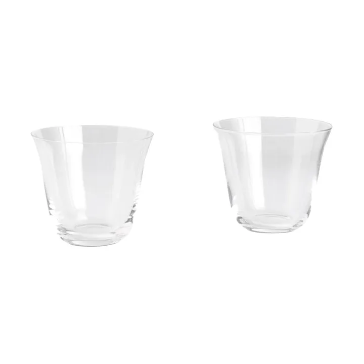 Curve Tumbler juomalasi 2-pakkaus - Kirkas - HAY