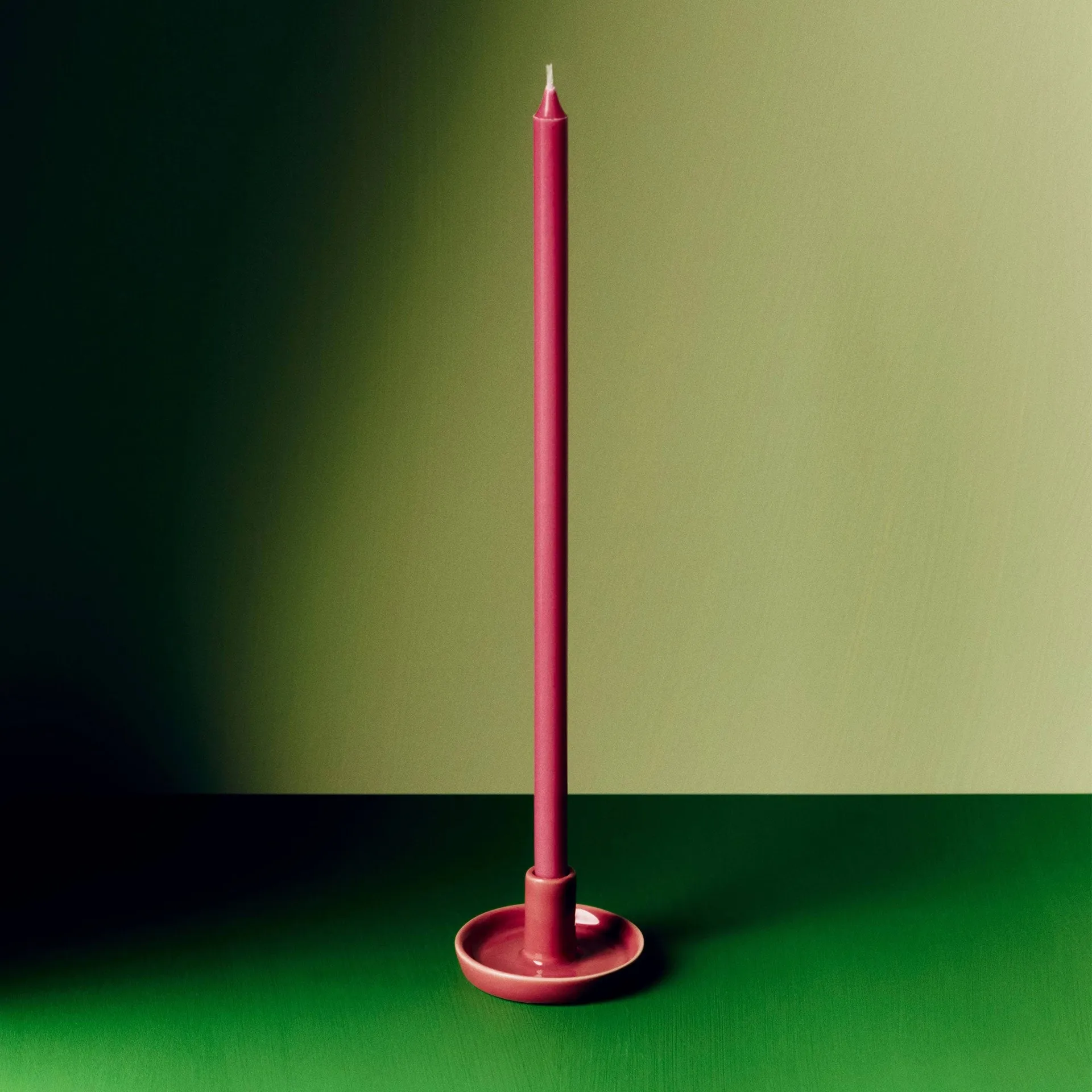 Disc kynttilänjalka, Berry pink, XS, Ø7×4 cm HAY