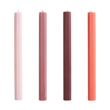 Hexagon Candle kynttiläsekoitus 4-pack - Marja - HAY