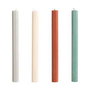 Hexagon Candle kynttiläsekoitus 4-pack - Metsä - HAY