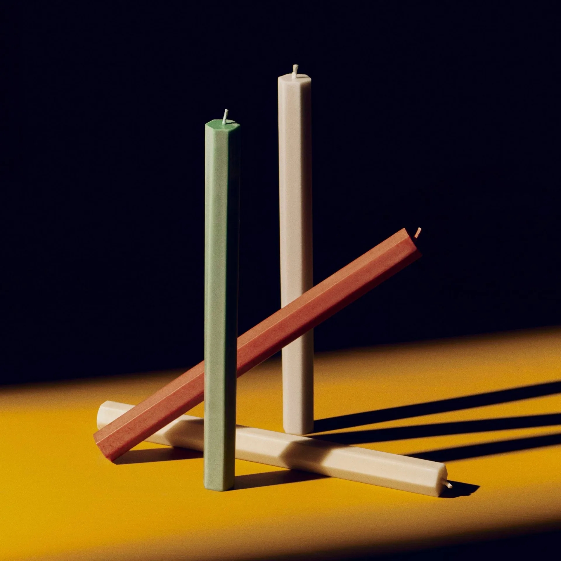 Hexagon Candle kynttiläsekoitus 4-pack, Metsä HAY