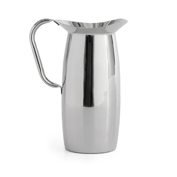 Indian Steel Pitcher -kannu - Tall 0,9 L - HAY