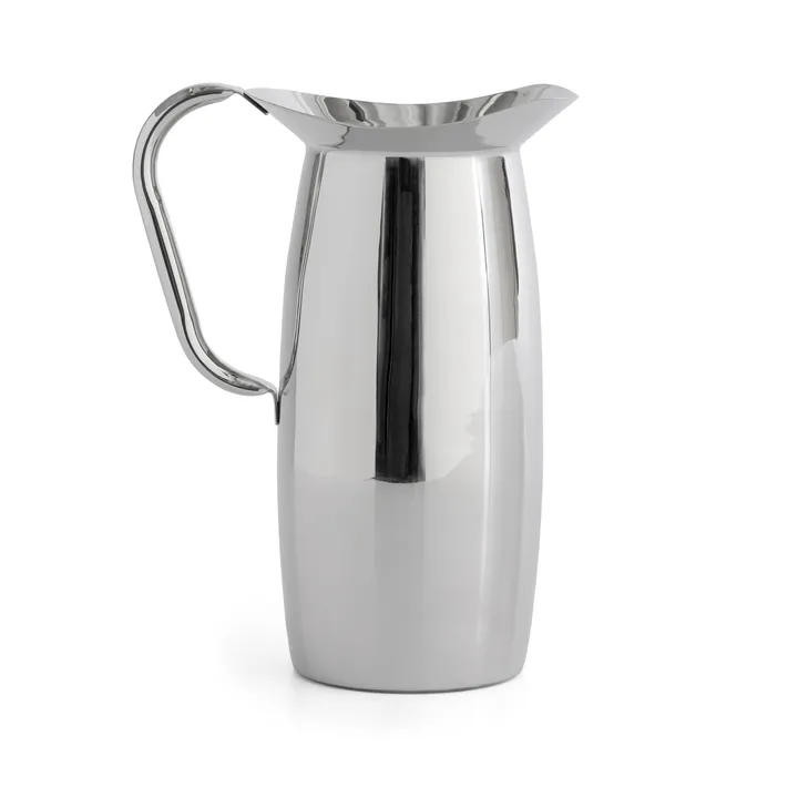 Indian Steel Pitcher -kannu - Tall 0,9 L - HAY
