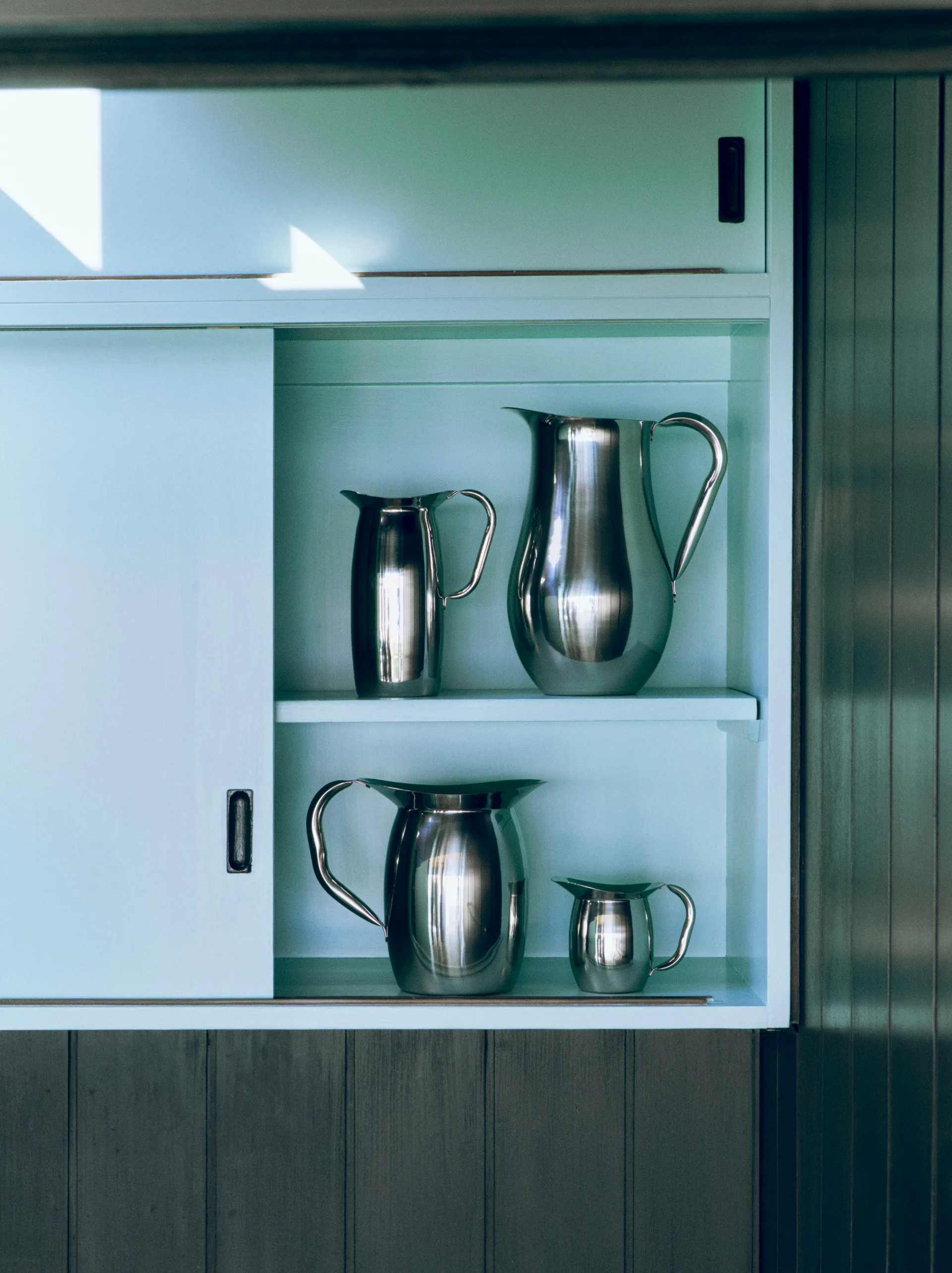 Indian Steel Pitcher -kannu, Tall 0,9 L HAY