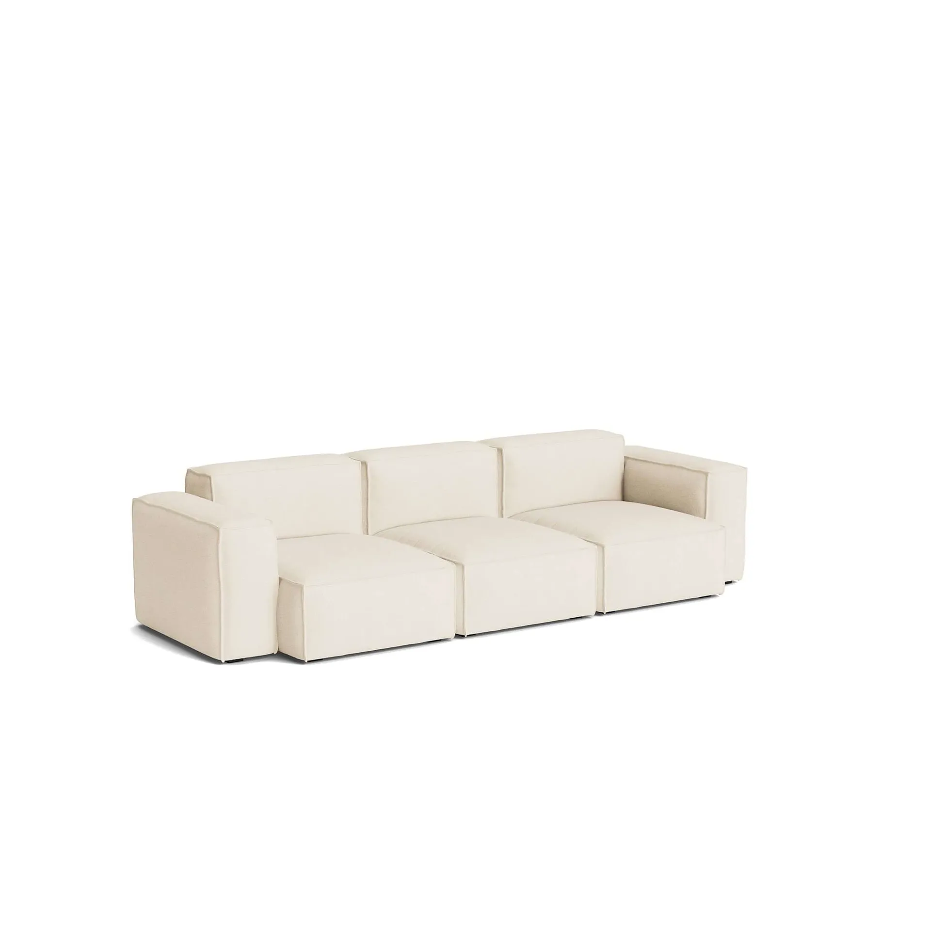 Mags Soft Low Armrest sohva 2,5-istuttava yhdistelmä 1, Turf cream, irrotettava päällinen HAY