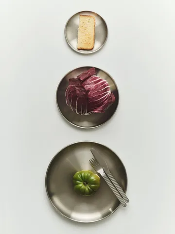 Outdoor Market lautanen - Ruostumaton teräs, Ø20 cm, 2 kpl - HAY