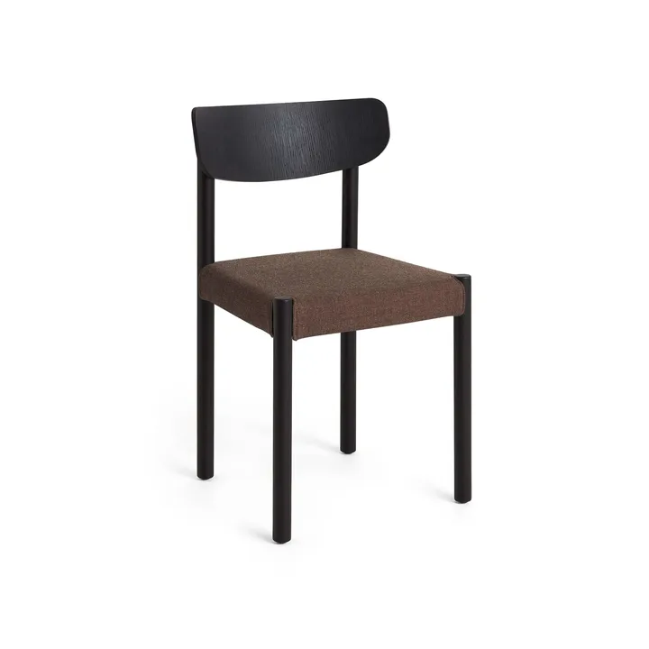 Pack Chair 11 tuoli - Iron black tammi-Remix 356 - HAY