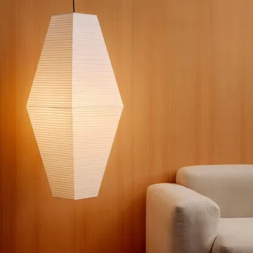 Paper Shade Prism lampunvarjostin - Classic white, 40×110 cm - HAY