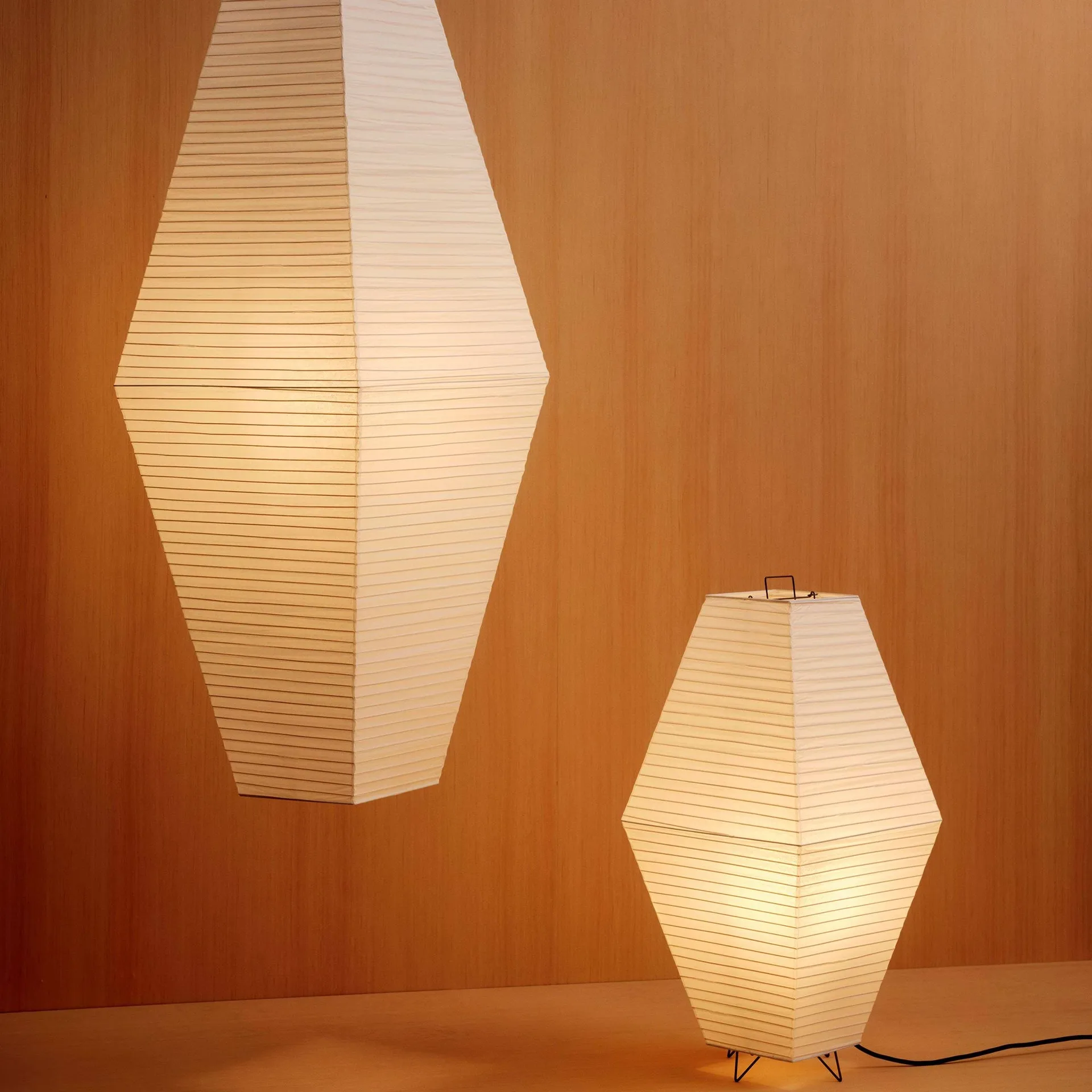 Paper Shade Prism varjostin lattia- ja pöytälamppuun, Classic white, 30×66 cm HAY
