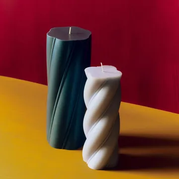 Soft Serve Candle pöytäkynttilä - Dark teal, Ø9,5×24,5 cm - HAY