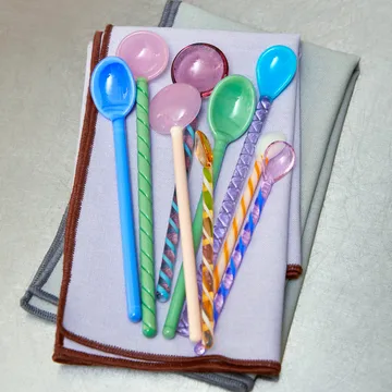 Spice jäätelölusikka 3-pakkaus - Amber-light pink-white - HAY